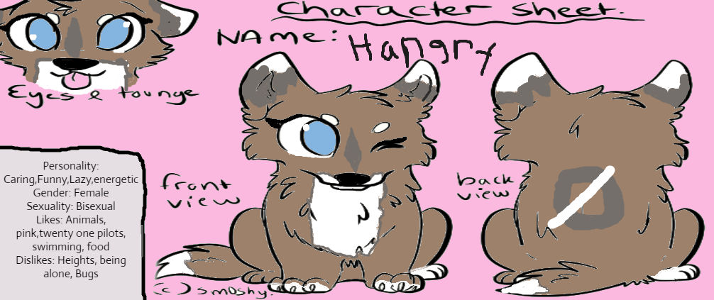 Hangry ref sheet by Hangry-corgi on DeviantArt
