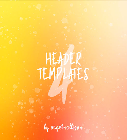 forevermore (header templates) by argetnallison by mirYaski on DeviantArt