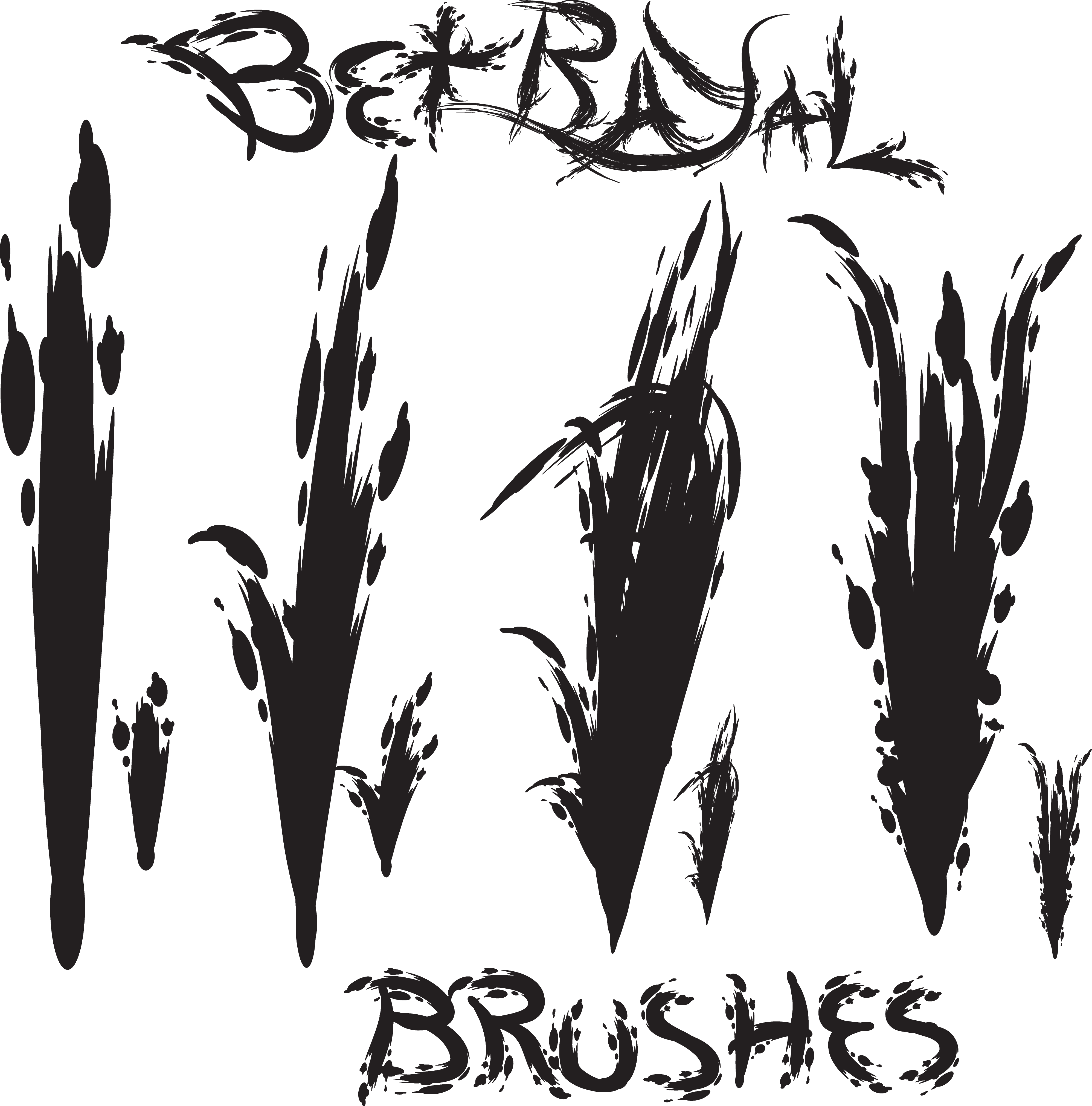 Betrayal Brush Presets (Adobe Illustrator)