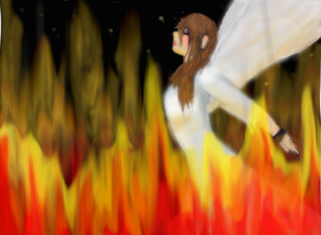 burning angel by blacklioness1 on DeviantArt