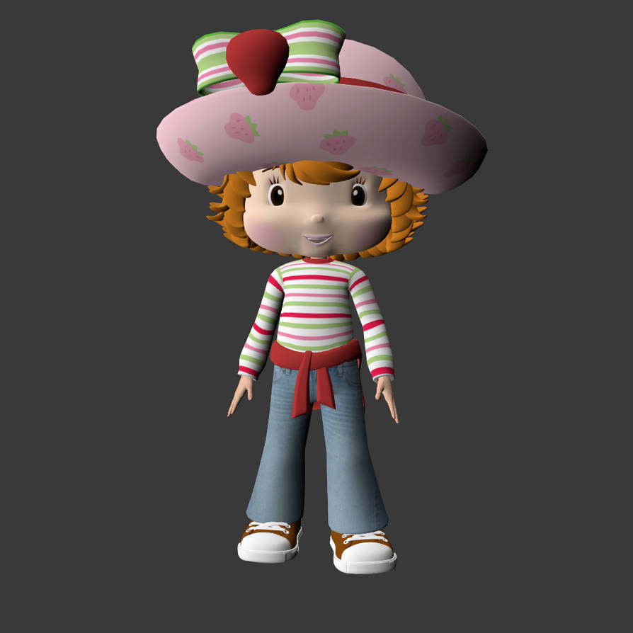 2000s Strawberry Shortcake 3D Model by GarrettSS1997 on DeviantArt