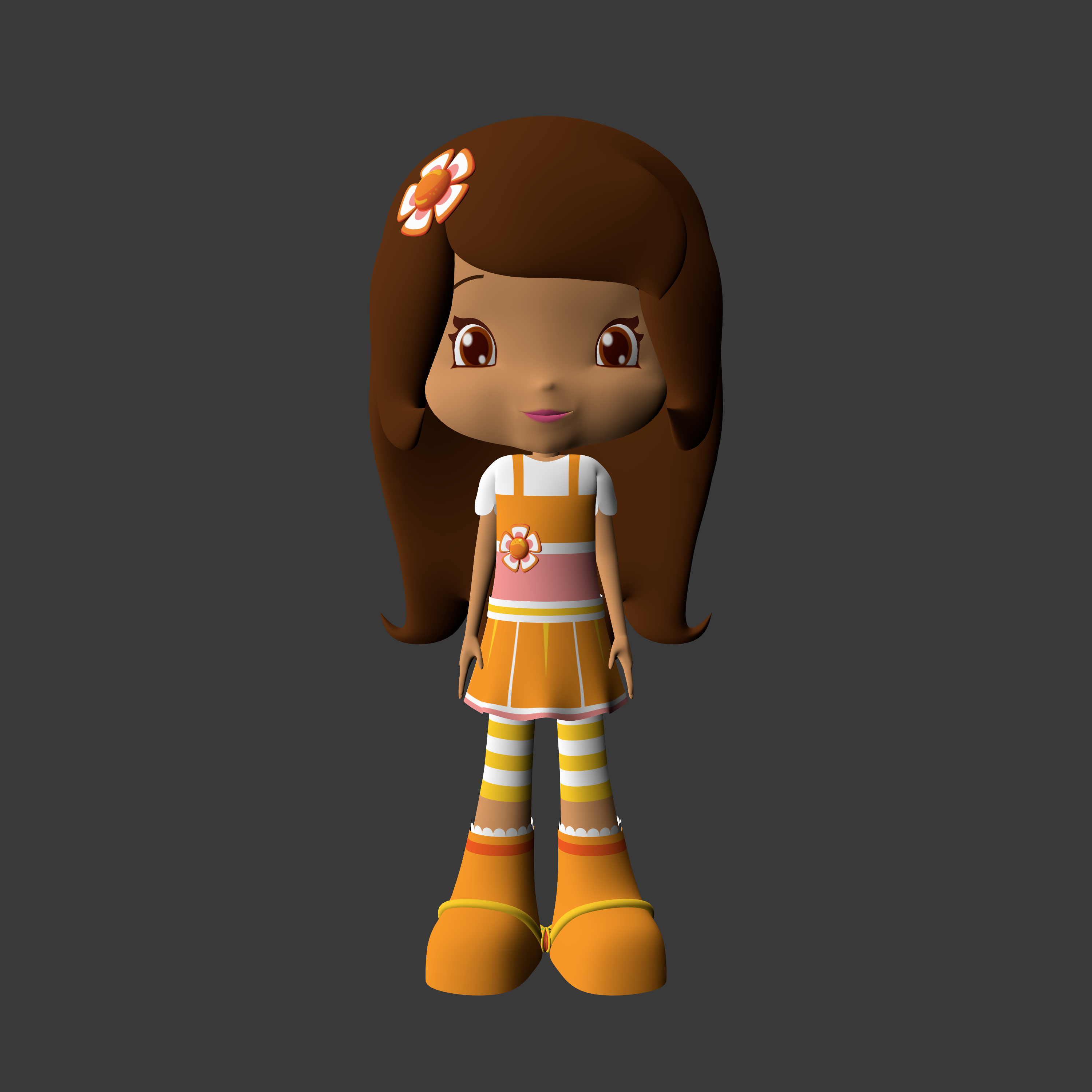 2010s Orange Blossom 3D Model by GarrettSS1997 on DeviantArt