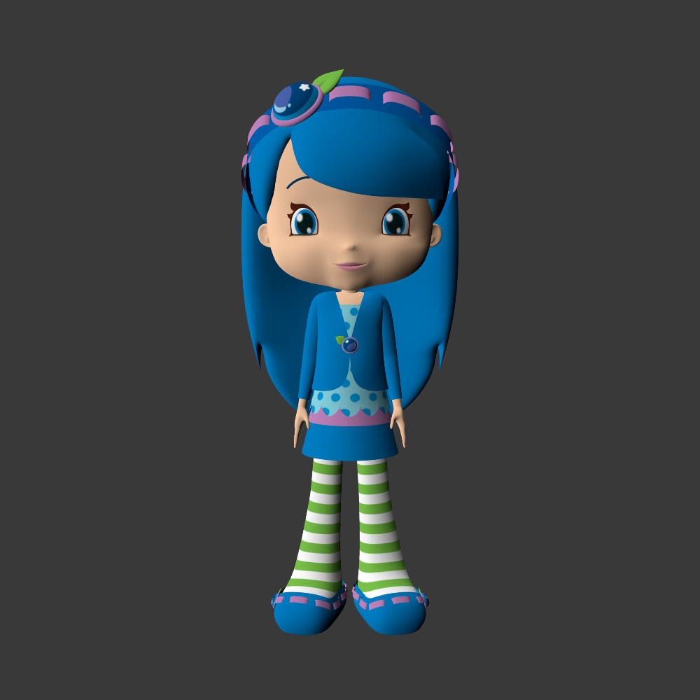 2010s Blueberry Muffin 3D Model by GarrettSS1997 on DeviantArt