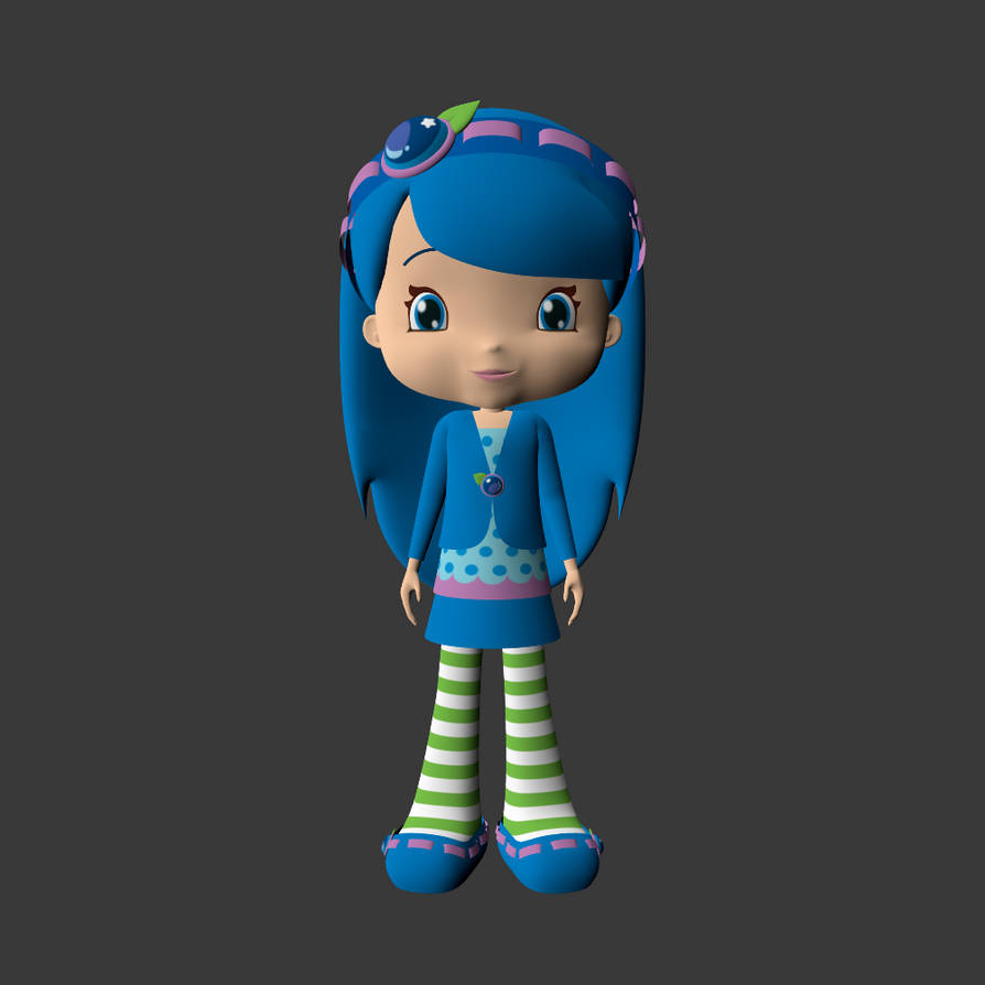 2010s Blueberry Muffin 3D Model