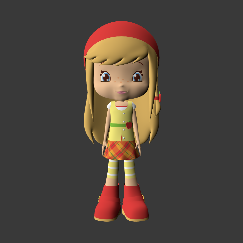 2010s Apple Dumpling 3D Model by GarrettSS1997 on DeviantArt