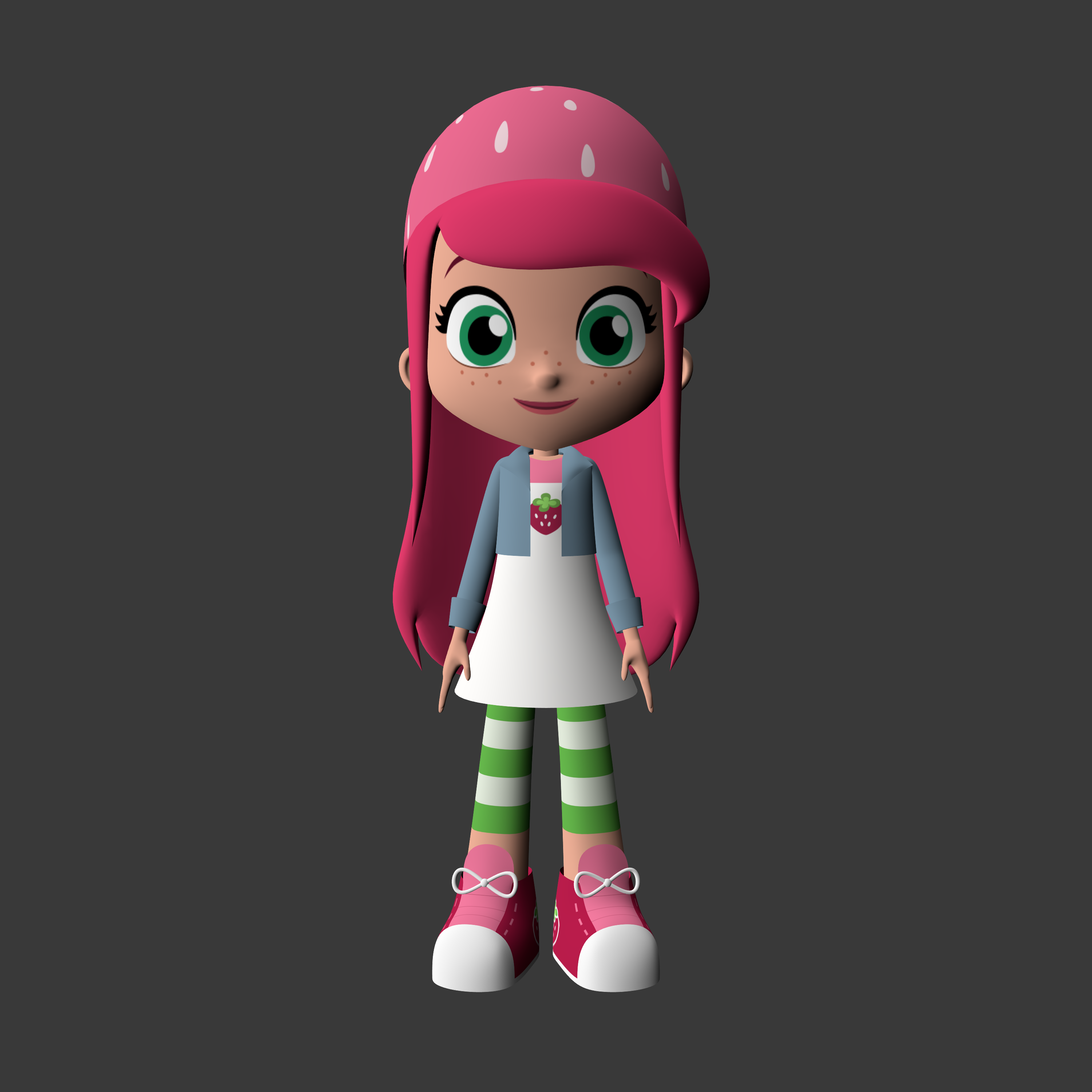 2020s Strawberry Shortcake 3D Model by GarrettSS1997 on DeviantArt