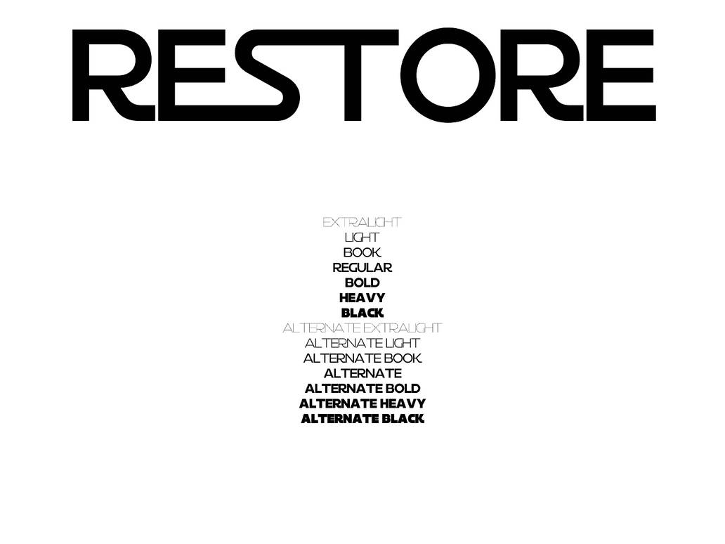 Restore Font by GarrettSS1997 on DeviantArt