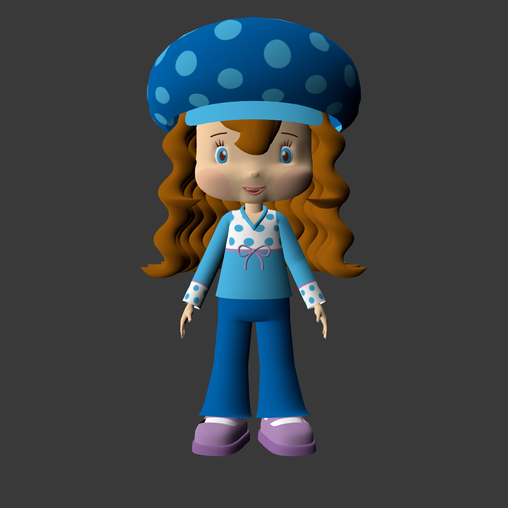 2000s Blueberry Muffin 3D Model by GarrettSS1997 on DeviantArt