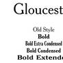 Gloucester Font