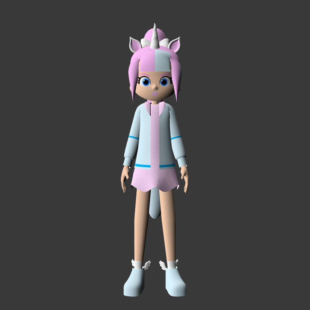 Yuni 3D Model by GarrettSS1997 on DeviantArt