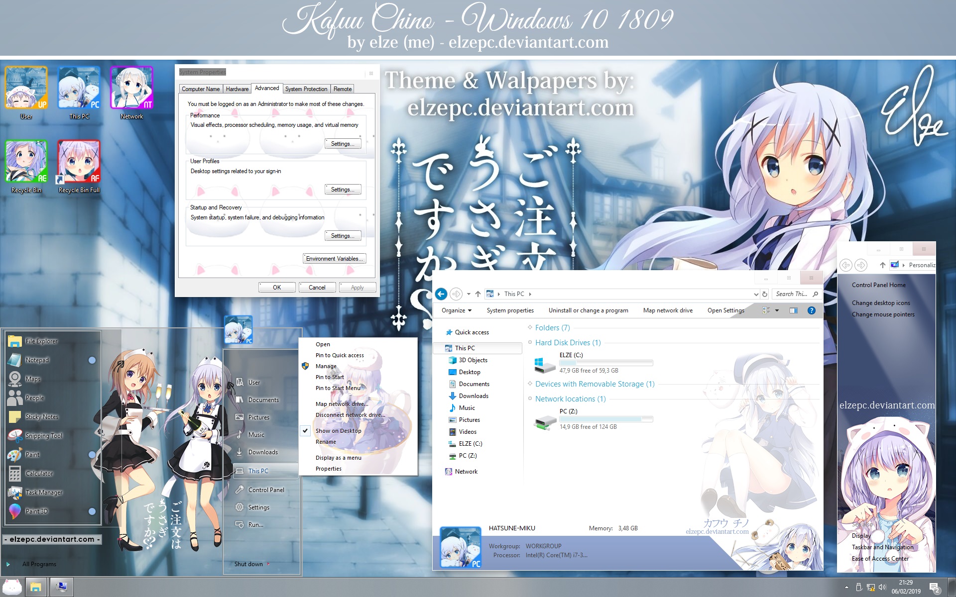 anime windows 10 themes