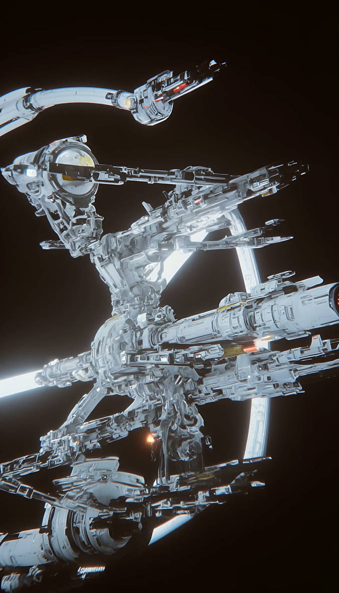 4K Chrome Sci-Fi Spaceship Live Wallpaper by AiraVoid on DeviantArt