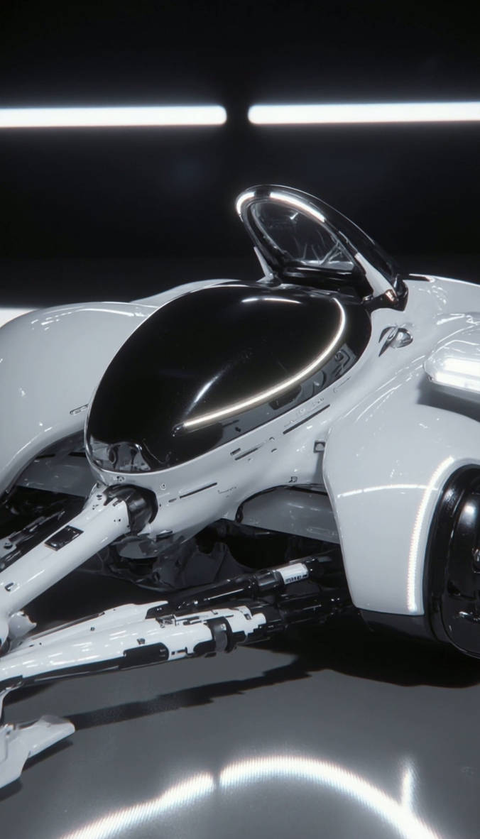Futuristic White Chrome Vehicle 4K Live Wallpaper by AiraVoid on DeviantArt