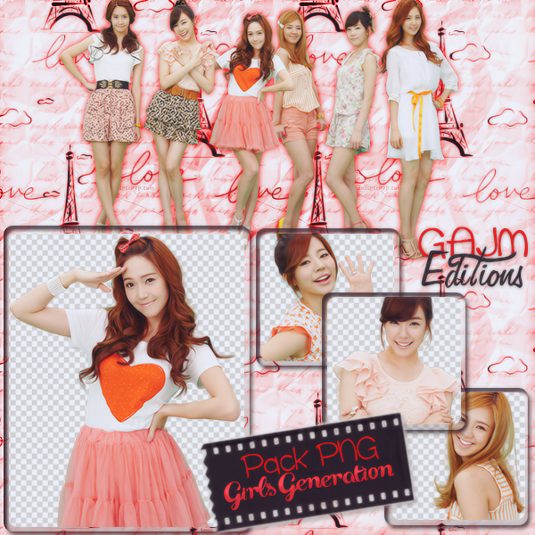 Pack PNG Girls Generation (SNSD)