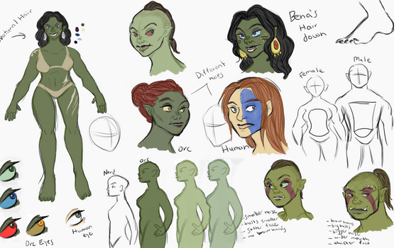 Skyrim Orc Studies