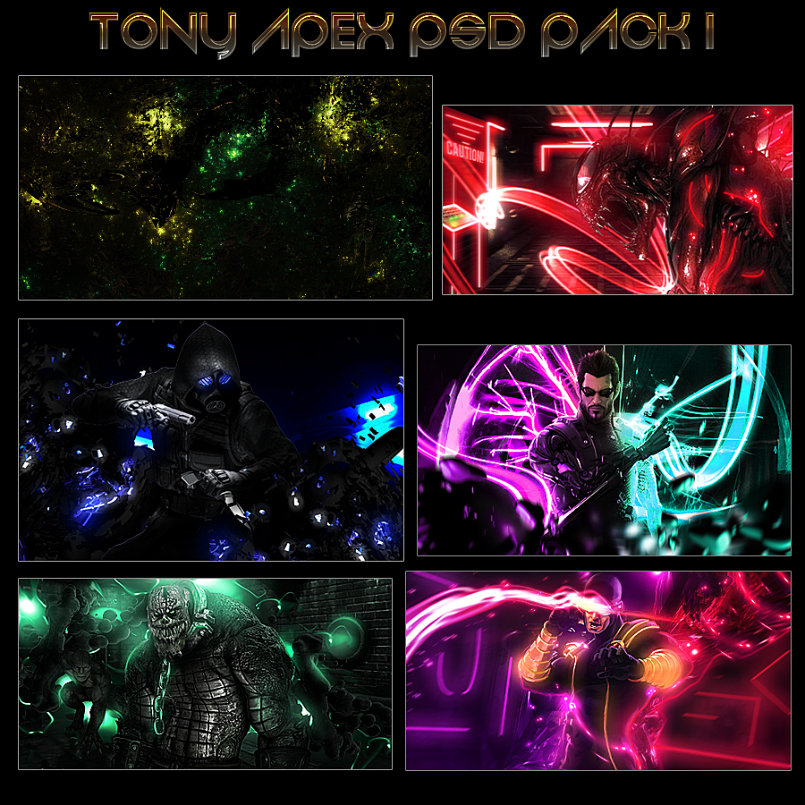 PSD Pack 1 [October 24th, 2014] by TonyApex on DeviantArt