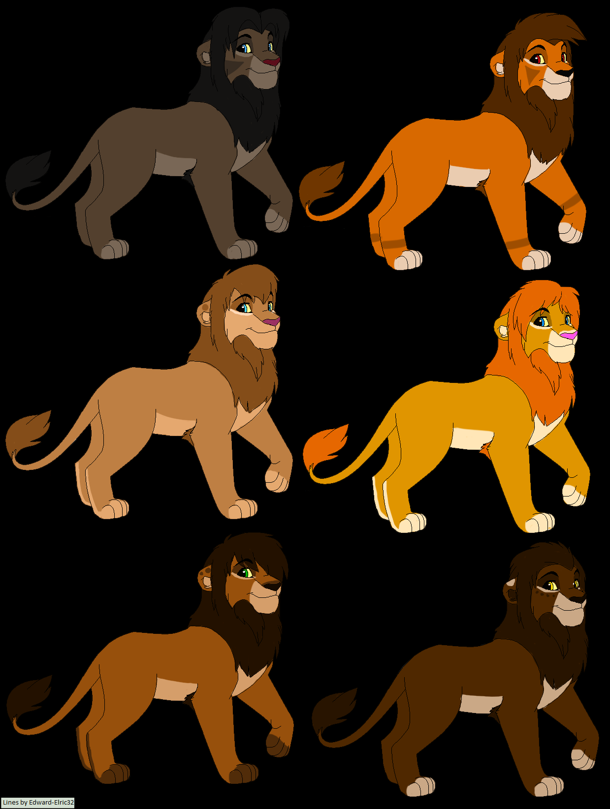 Male lion breedables group by Points-for-Paws on DeviantArt