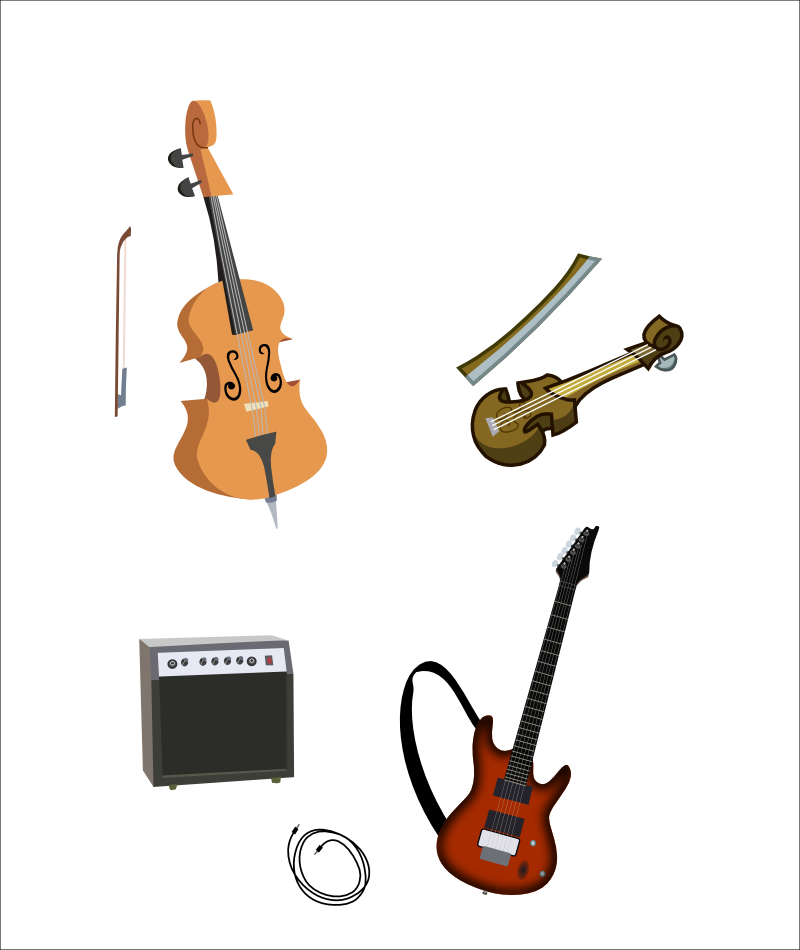 [VECTOR + SVG] Instruments by TriteBristle on DeviantArt