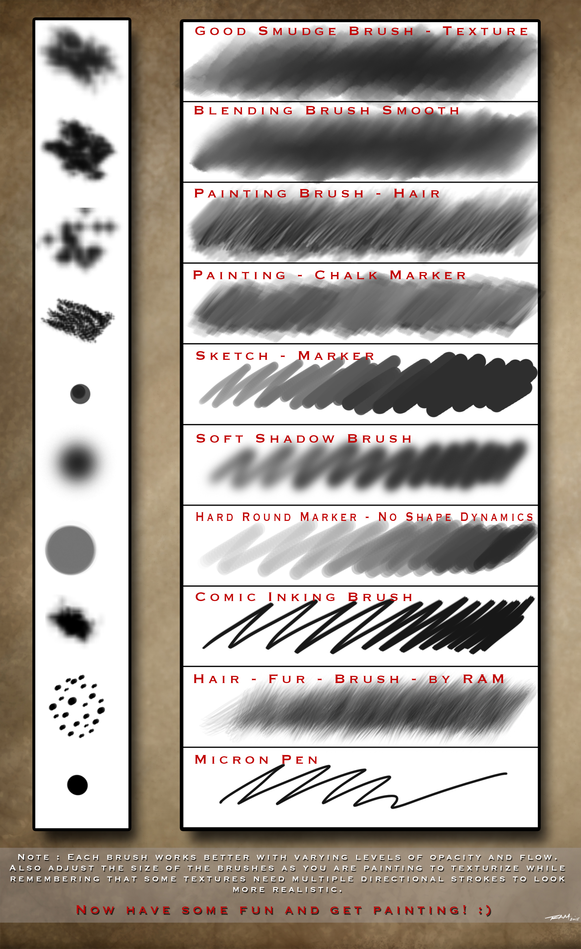 Robs Digital Painting Brush Set - Photoshop CC by robertmarzullo on  DeviantArt