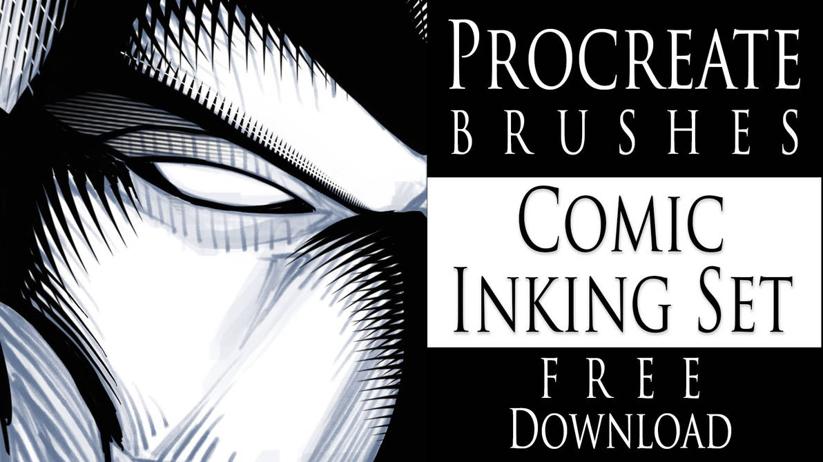 Procreate Brushes Comic Inking Set Download By Robertmarzullo