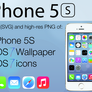 iPhone 5S and iOS 7 Vector Pack