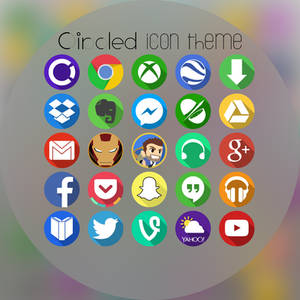 Flat Circled Icon Theme(1.2)