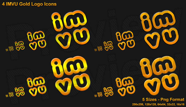 Gold IMVU Logo Icons