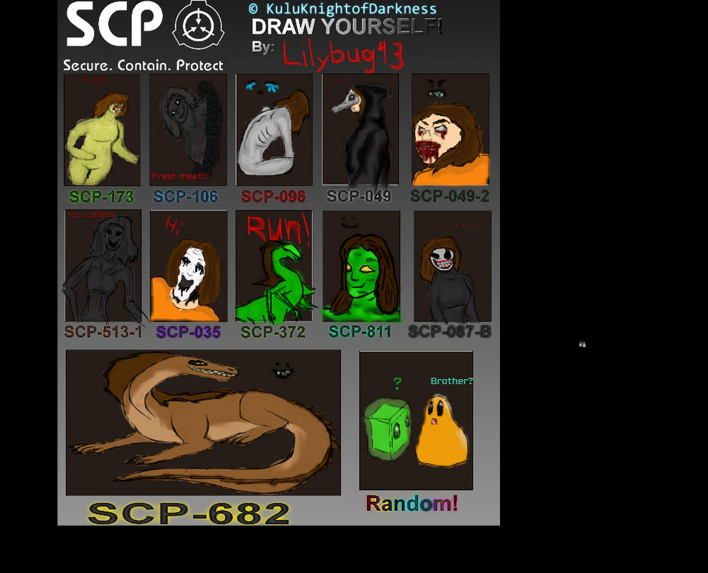 Scps 049 And 999 If I M Not Mistaken Heheh I Think I M Learning Scp 049 Scp Scp 49
