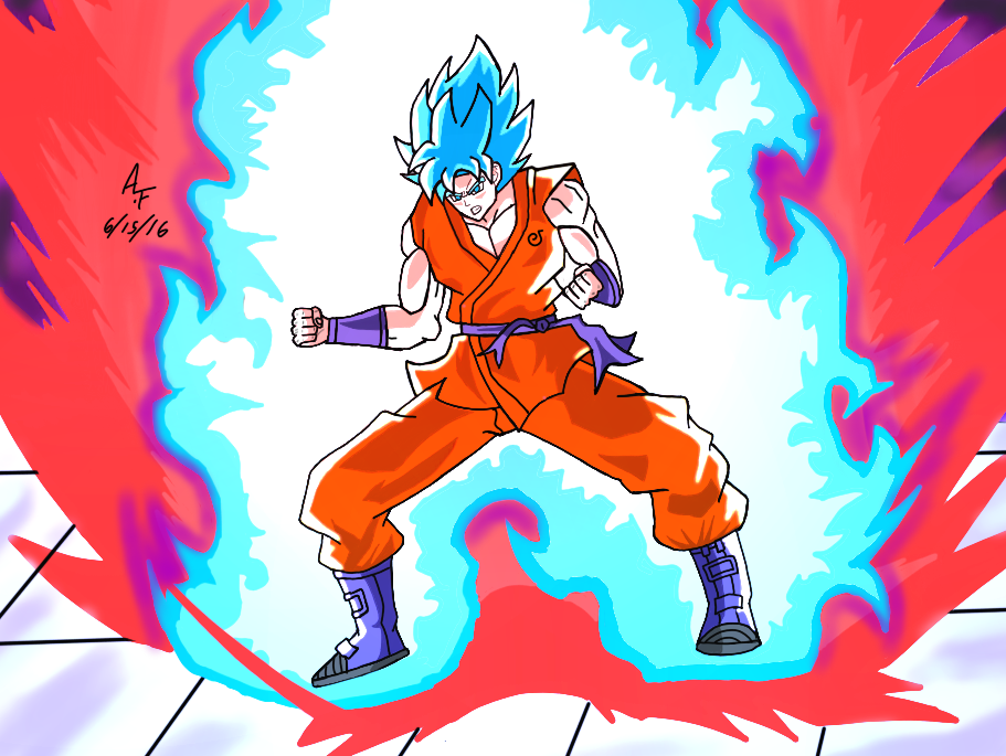 Super Saiyan Blue Kaio-ken Goku