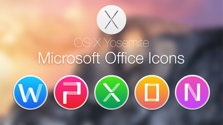 Microsoft Office 2011 Yosemite Style