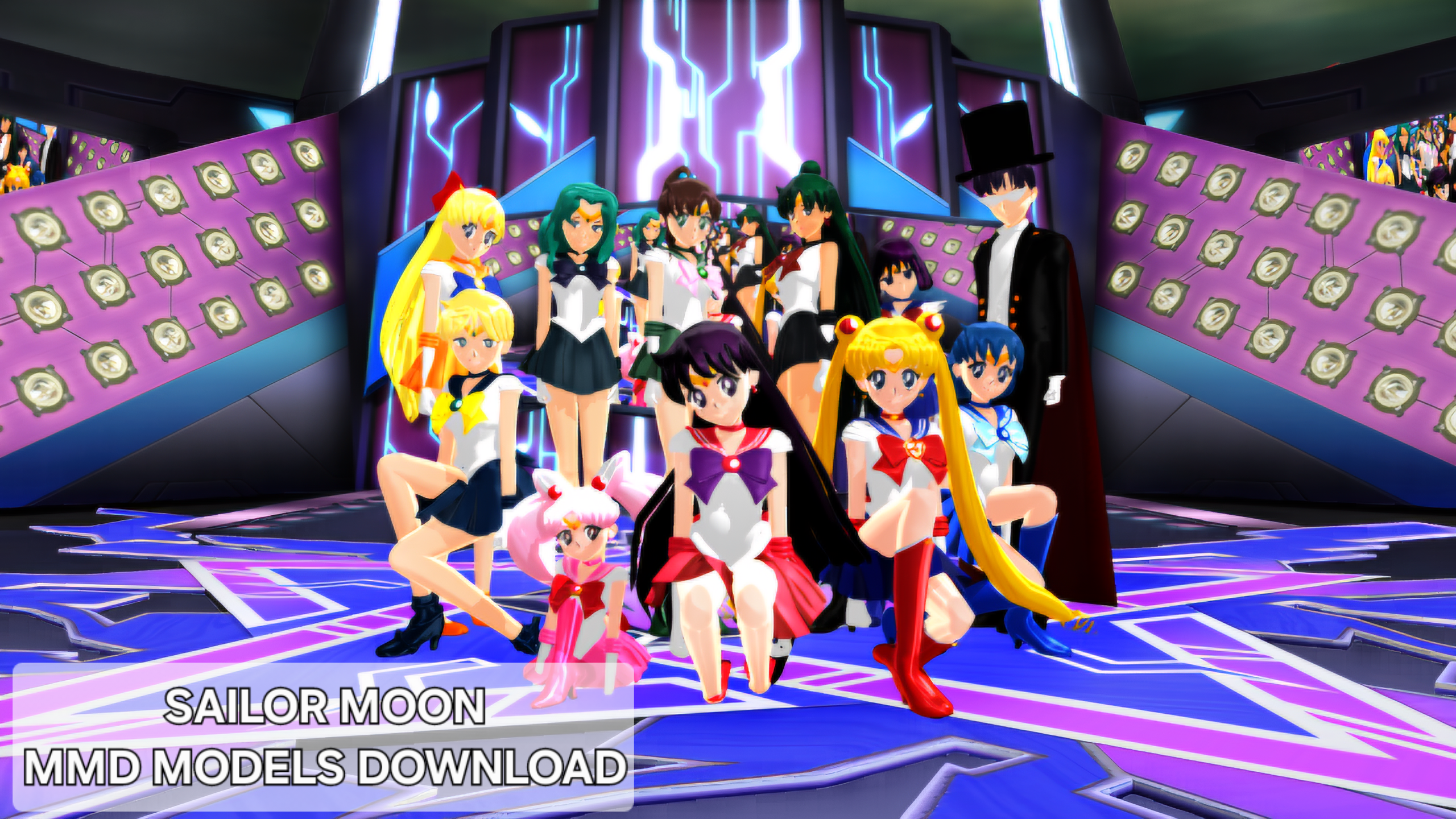 (MMD Models) Sailor Moon Pack Download by Guilherme4567777 on DeviantArt