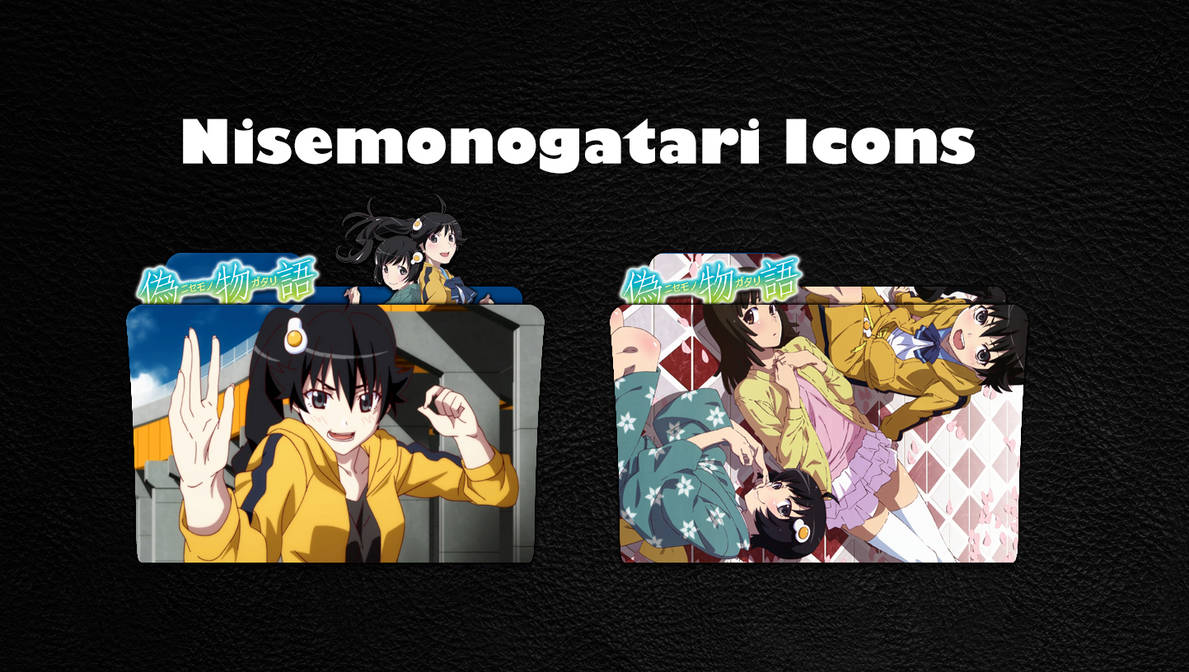 Nisemonogatari Folder Icons by BloodyGaikotsu on DeviantArt