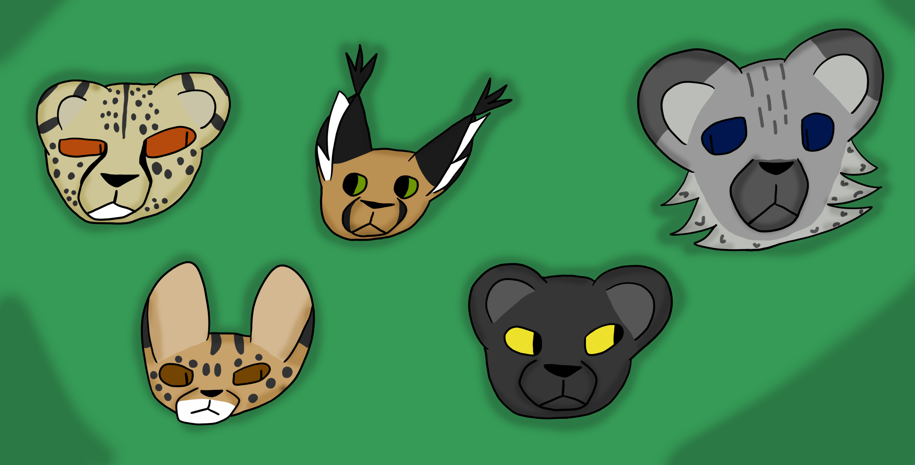 Big Cats by CrustyCabin on DeviantArt