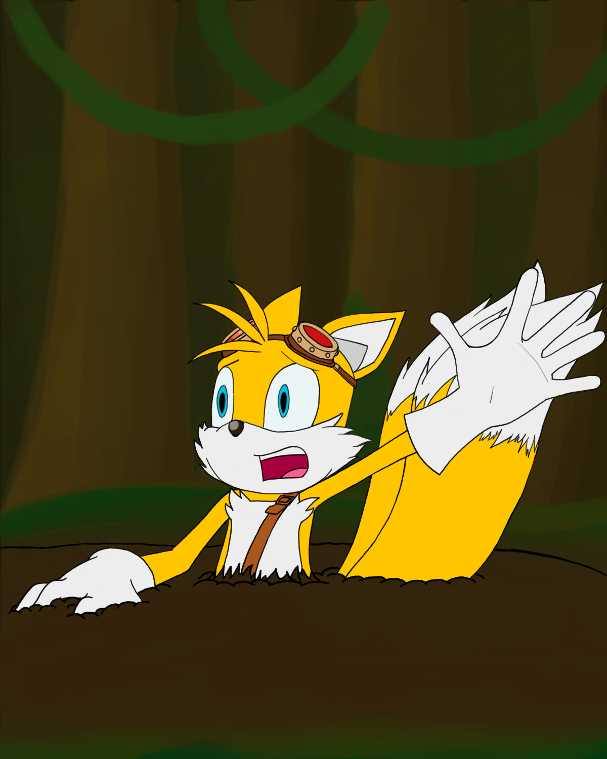 Tails WIP by HeLIZacopter on DeviantArt