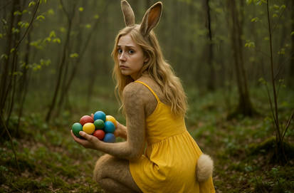 The easter bunnygirl 