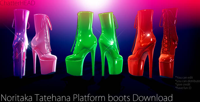 Noritaka Tatehana Platform Heels MMD Download