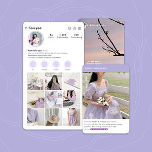 lilac     /     an instagram template.