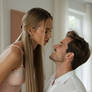 tall girl kiss boyfrend