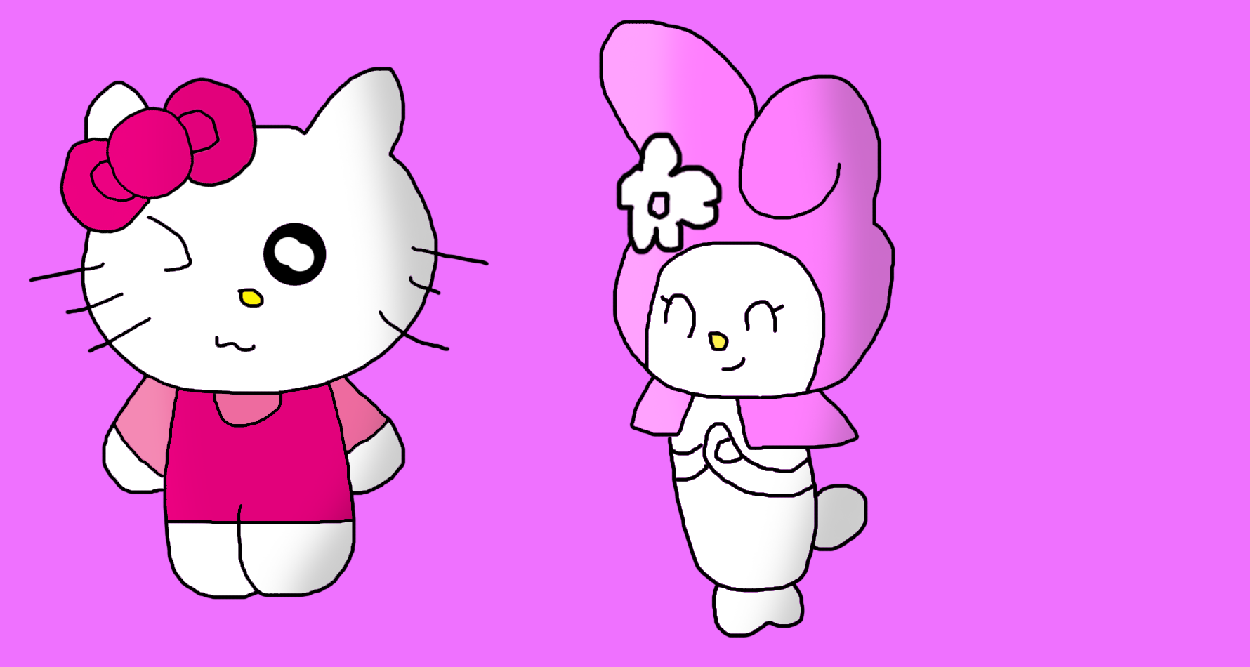 Kitty and Melody by CuteYoshiLover on DeviantArt
