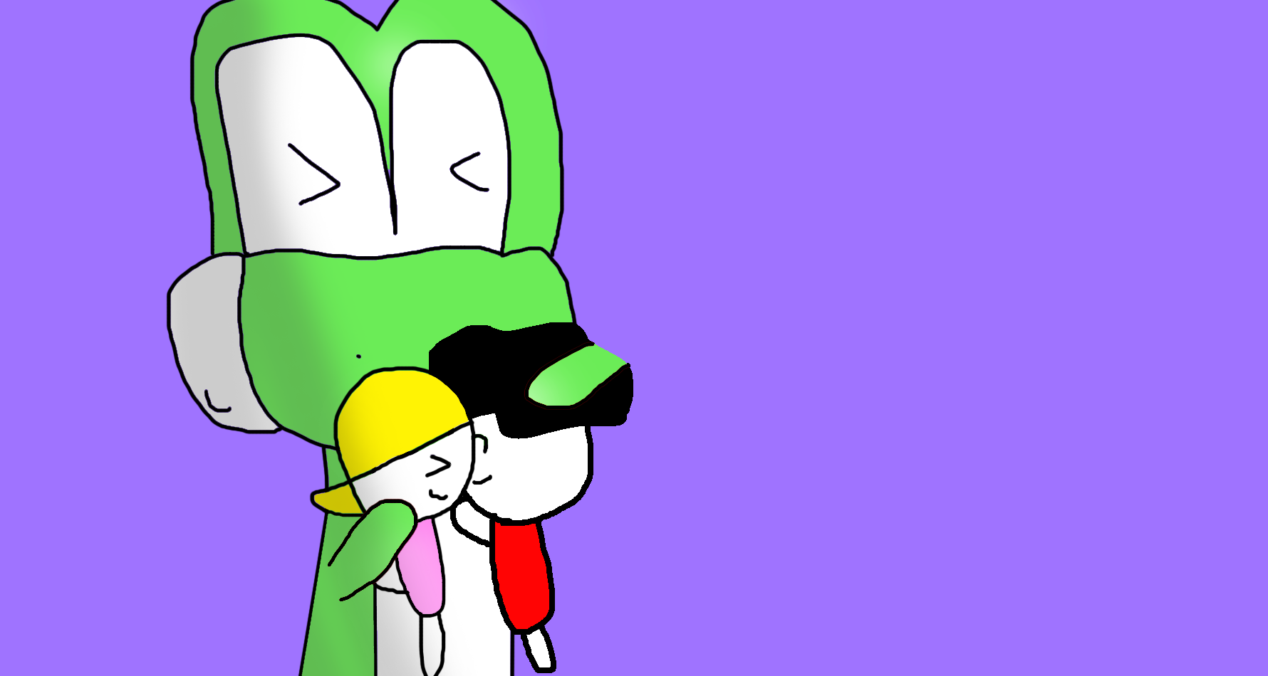 Yoshi double hug by CuteYoshiLover on DeviantArt