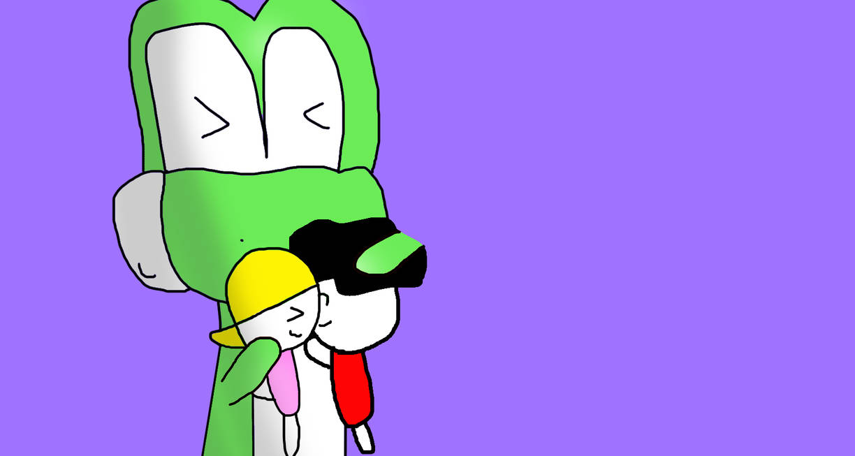 Yoshi double hug by CuteYoshiLover on DeviantArt