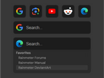Animated Multi Search Bar v1.2 | Rainmeter