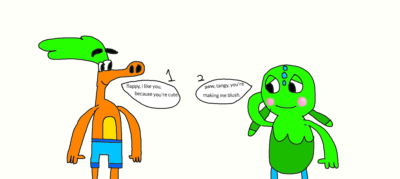 tangy's making flappy blush by jwilli3642 on DeviantArt