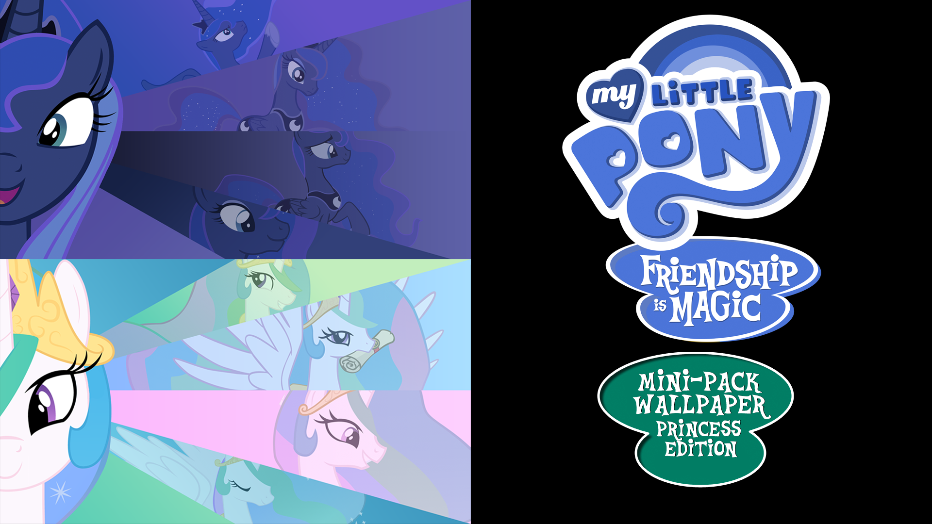 My Little Pony FIM Mini-Pack Wallpaper Princess Ed