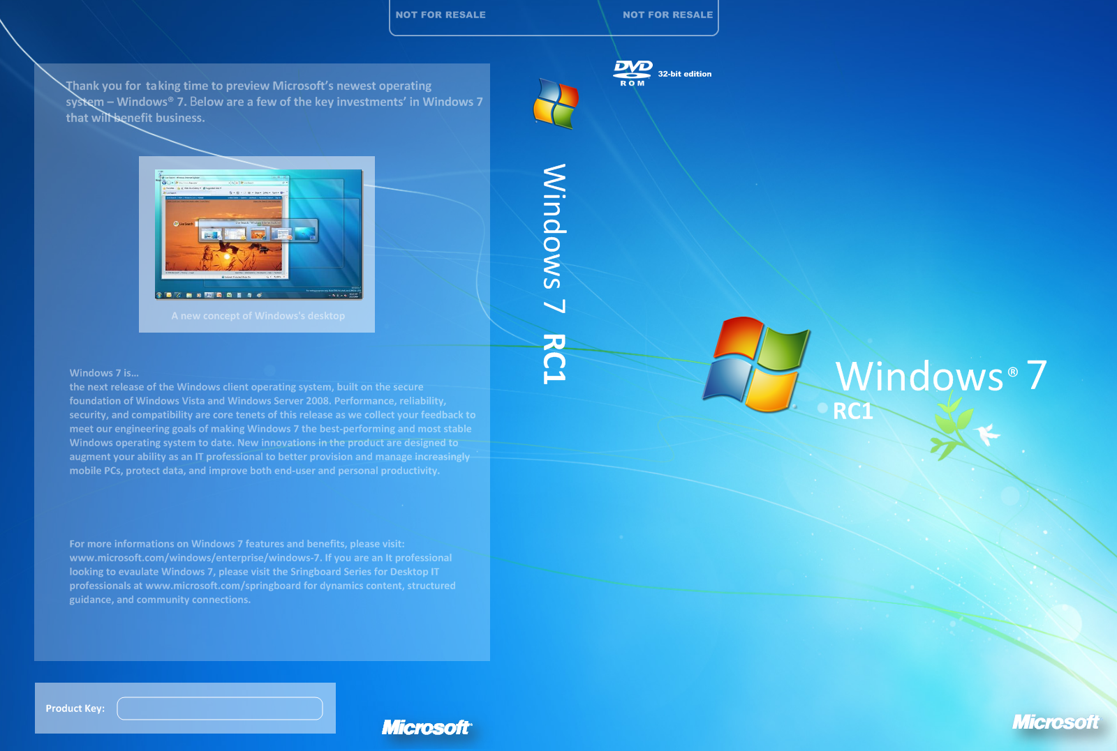 Windows 7 RC Cover