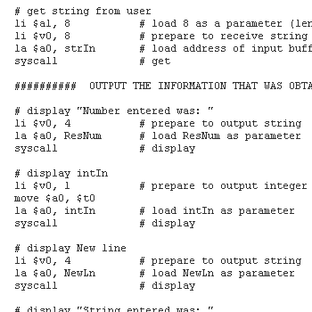 ASM_MIPS Basics 01 - Input