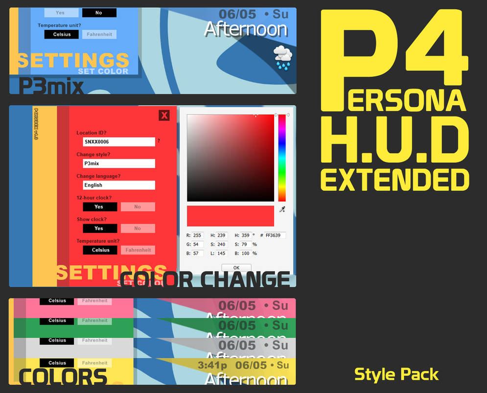 P3mix for P4 HUD Extended by iron2000