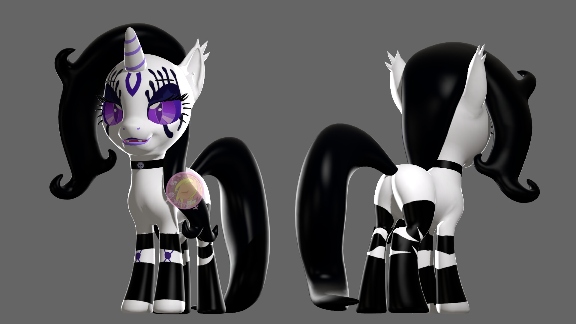 Scare - Pony Commission Model by Wizzieey on DeviantArt