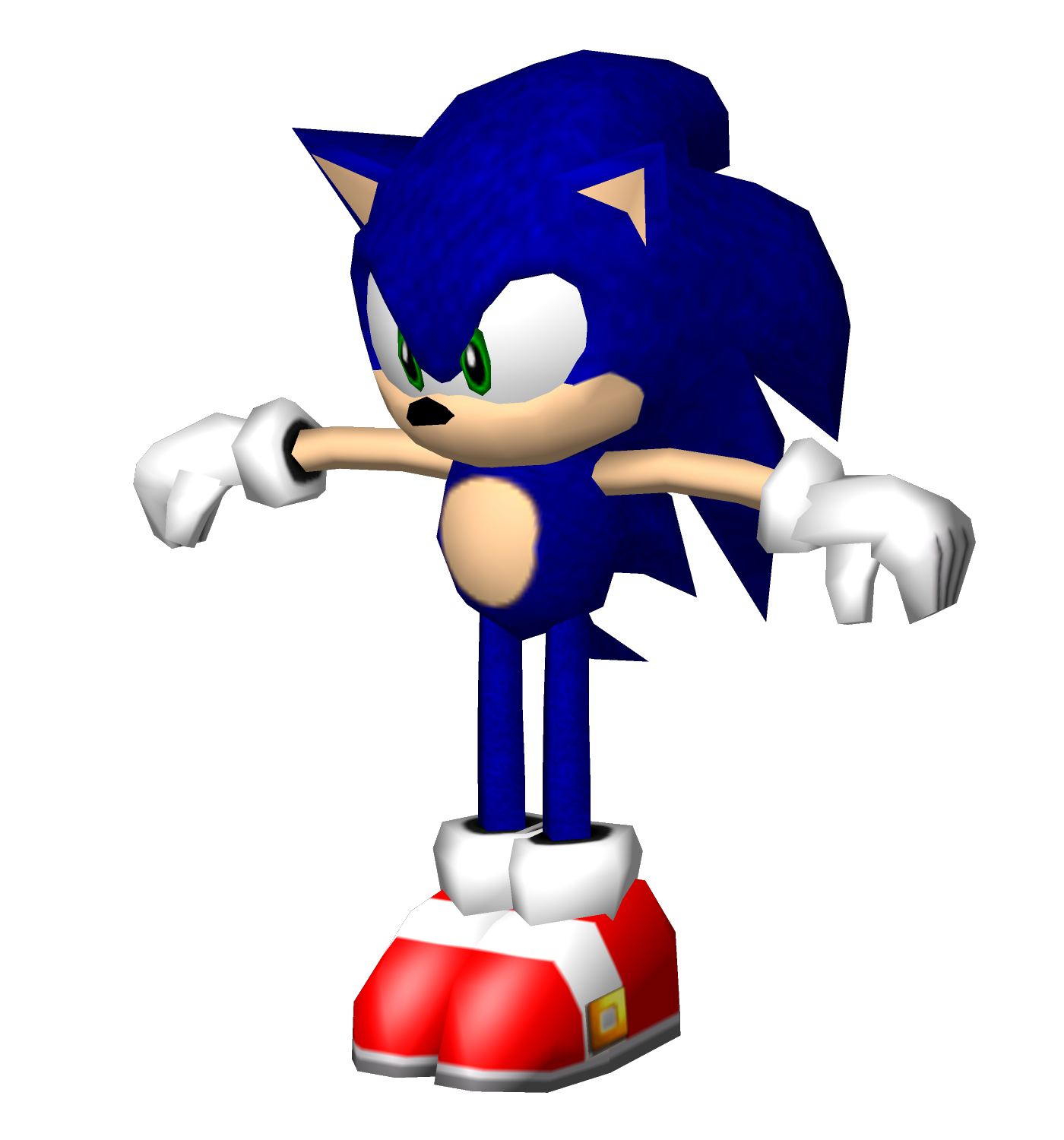 Classic Sonic Running Render by Nintega-Dario on DeviantArt