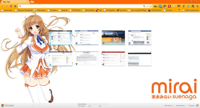 Mirai Suenaga Google Chrome Theme